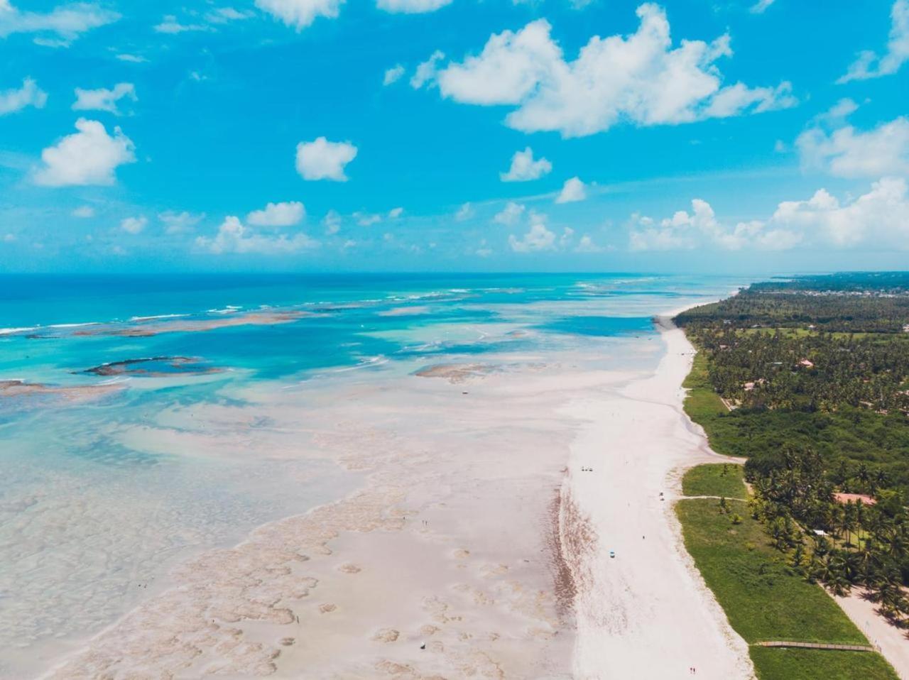 Pousada Pe Na Areia Sao Miguel dos Milagres Bagian luar foto