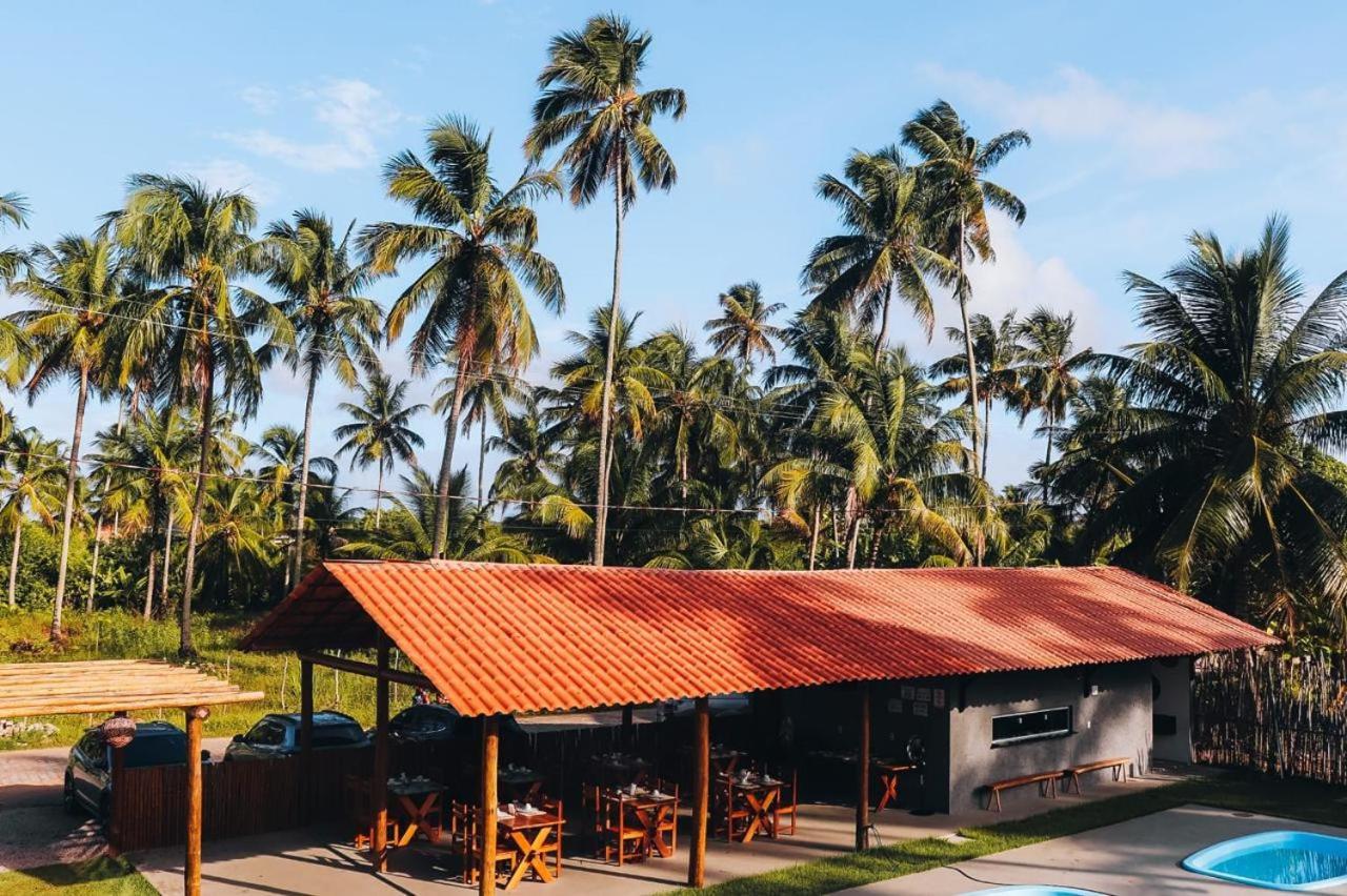 Pousada Pe Na Areia Sao Miguel dos Milagres Bagian luar foto