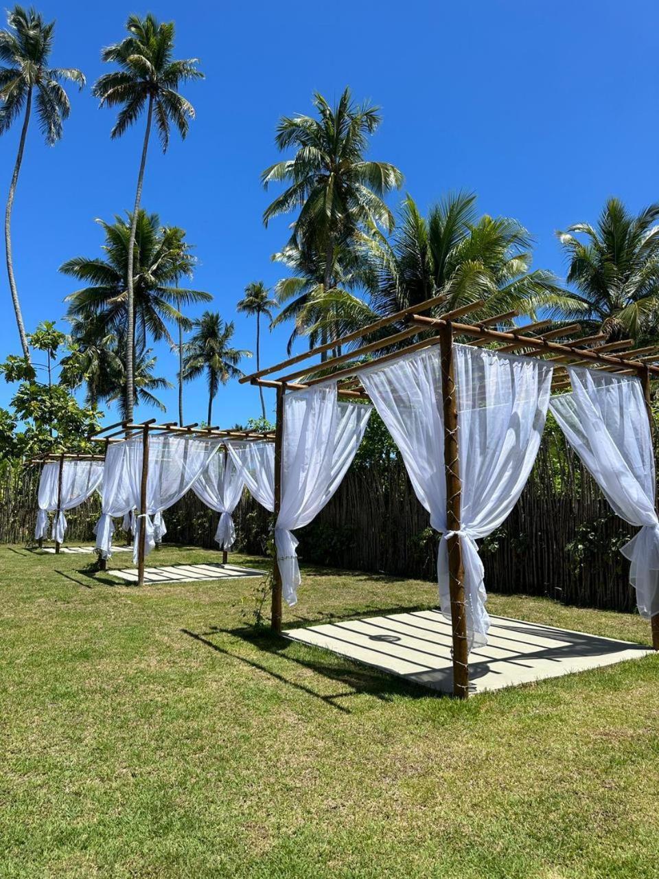 Pousada Pe Na Areia Sao Miguel dos Milagres Bagian luar foto