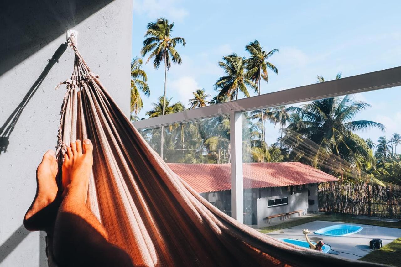 Pousada Pe Na Areia Sao Miguel dos Milagres Bagian luar foto